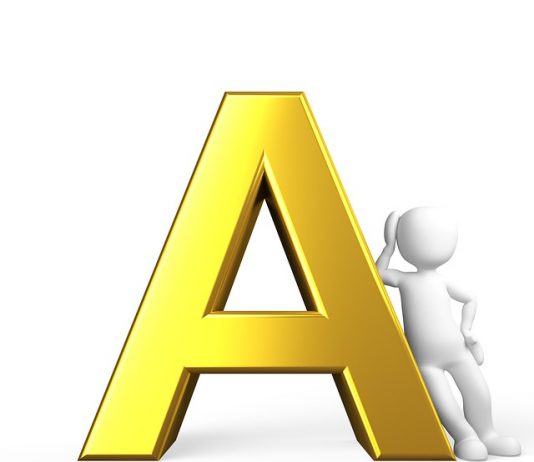 grafologia letra a mayuscula